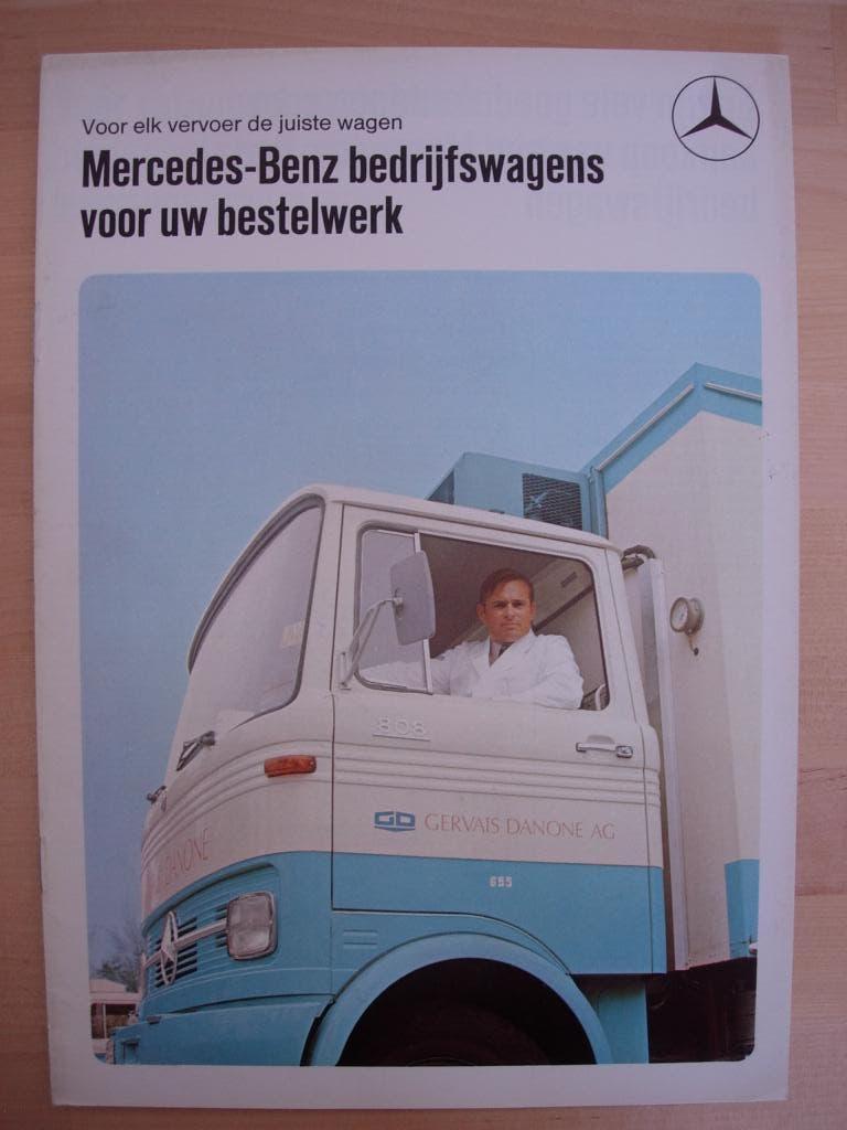 Mercedes Bestelwagen Programma Brochure 1973, Boeken, Auto's | Folders en Tijdschriften, Zo goed als nieuw, Mercedes, Ophalen of Verzenden