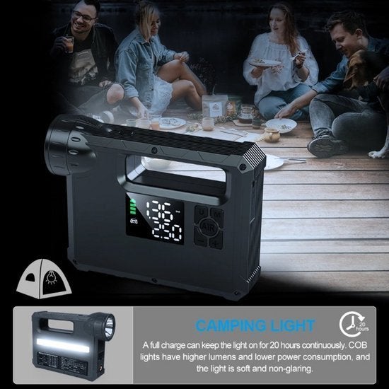 5-in-1 - Auto-Starthulp - Draagbare Zaklamp - Startapparaat, Corvance B.V., Verzenden, Nieuw, Corvancebol@gmail.com
