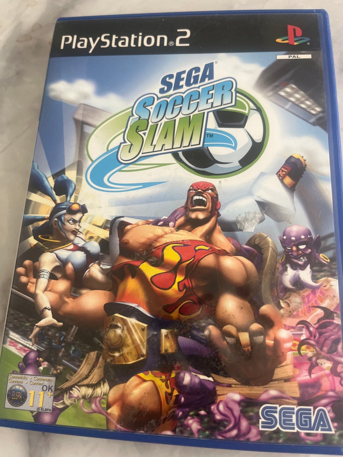 Sega Soccer Slam - PlayStation 2 (PS2) - Voetbalspel, Gebruikt, Eén computer, Ophalen of Verzenden, Sport