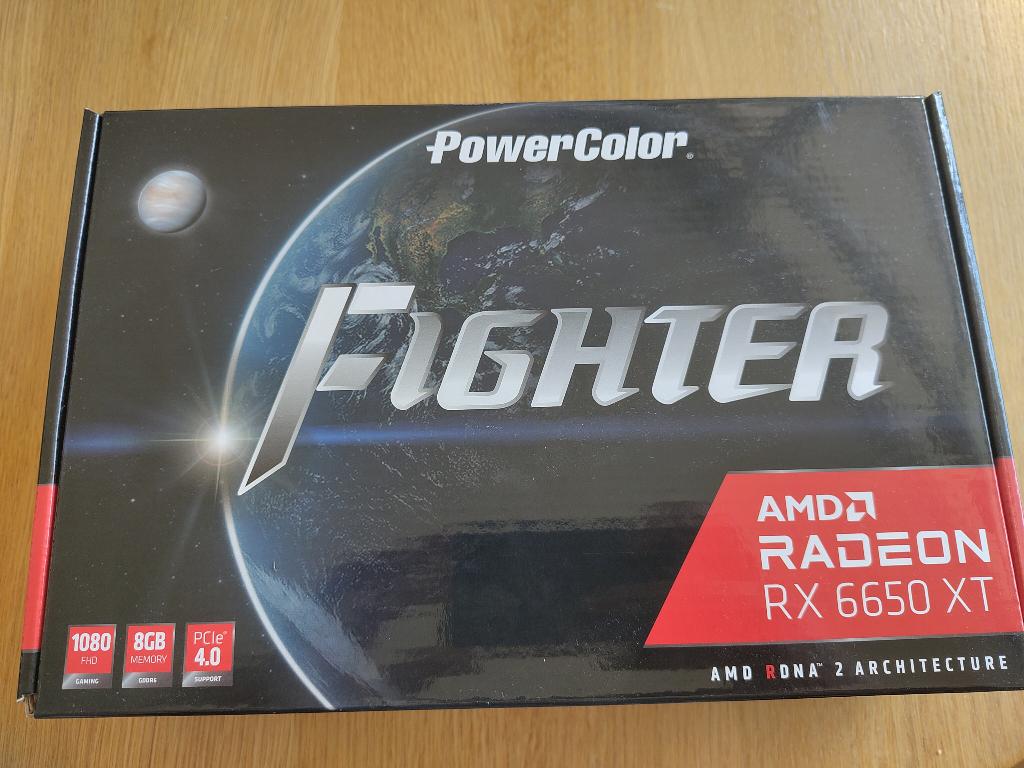 PowerColor fighter AMD Radeon RX 6650 XT 8 GB, Computers en Software, Videokaarten, AMD, GDDR6, PCI-Express 4, Ophalen of Verzenden