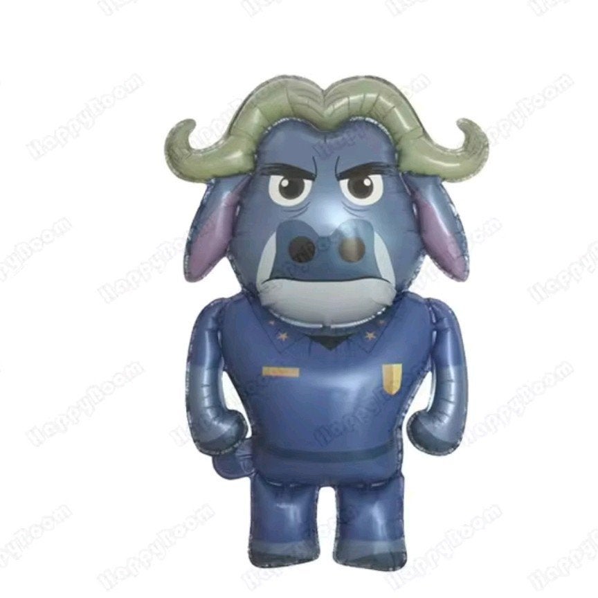 gratis verzending Zootopia Buffel Ballon - Feestdecoratie, Ophalen, Nieuw, Feestartikel, Verjaardag