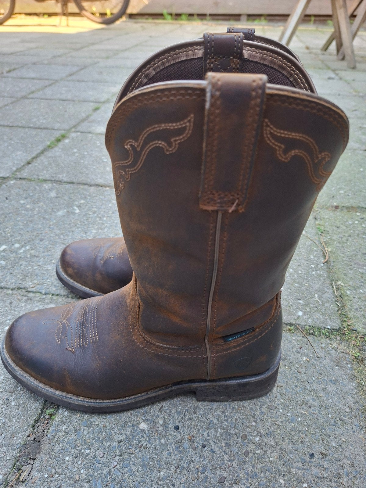 ariat laarzen maat 38.5, Hoge laarzen, Zwart, Ophalen of Verzenden, Zo goed als nieuw