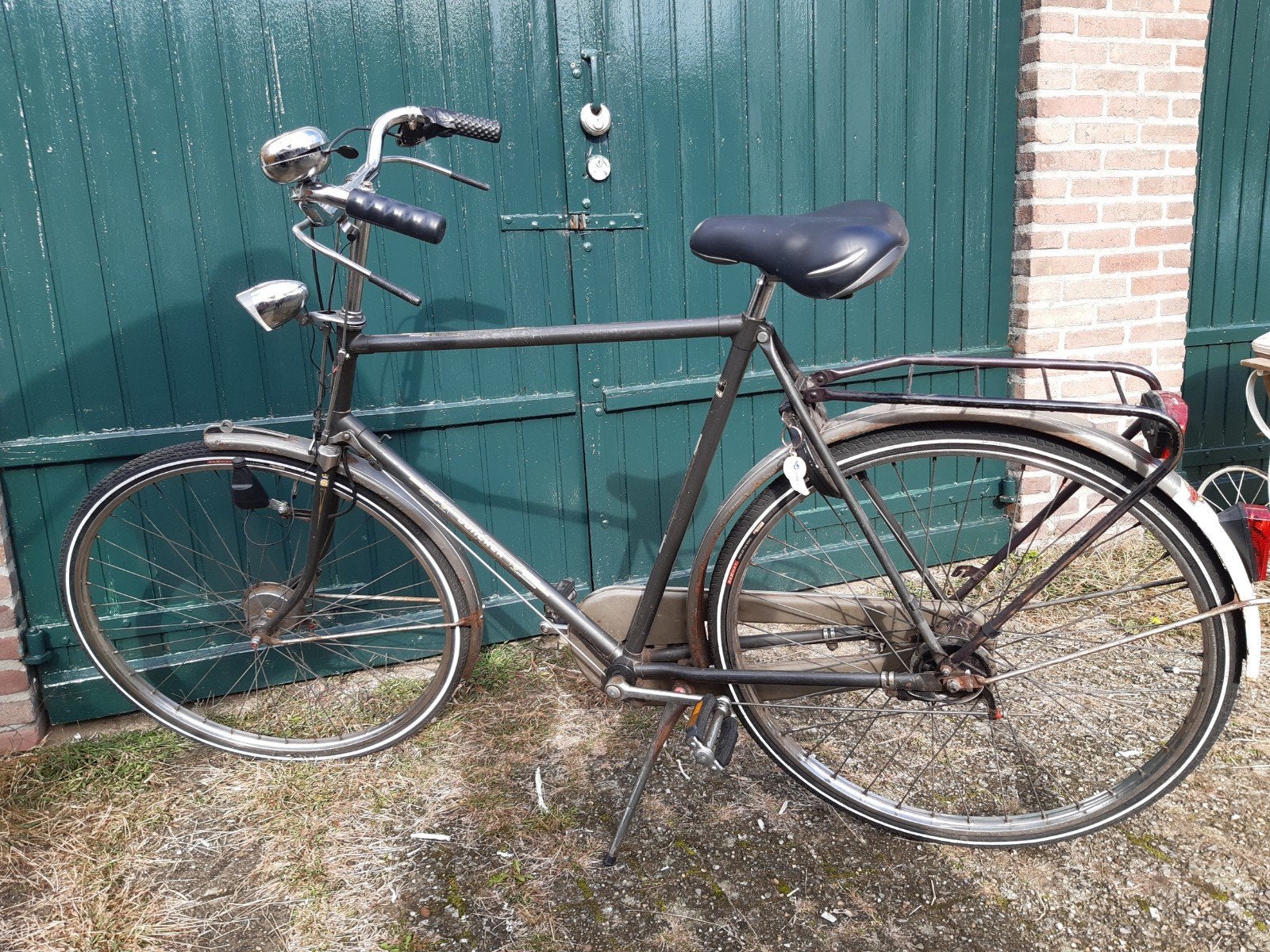 Opknap heren fiets, Ophalen