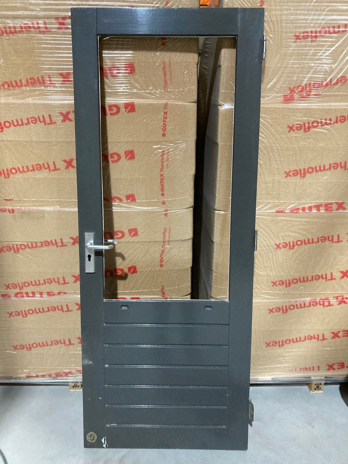 Meranti achterdeur 2080 x 825 x 40 mm, Ophalen, 200 tot 215 cm, Glas, Buitendeur