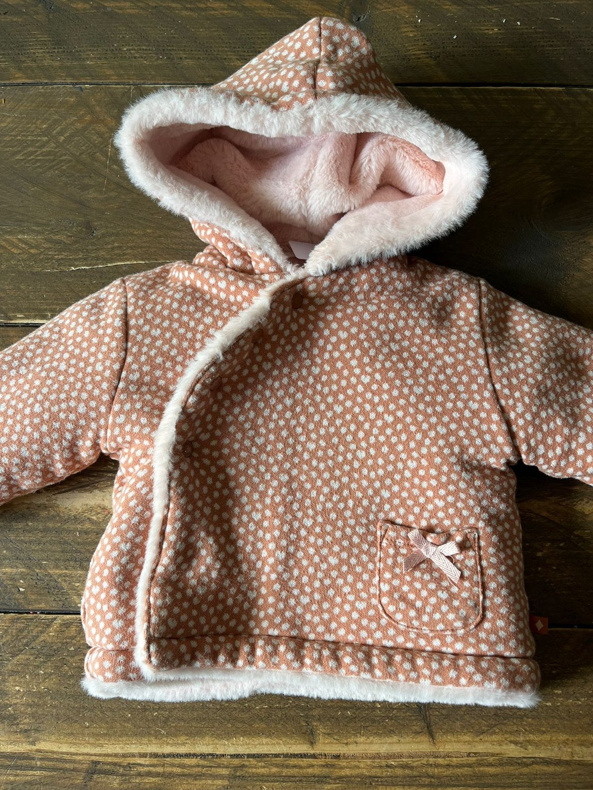 Jasje Feetje 62, Kinderen en Baby's, Babykleding | Maat 62, Ophalen of Verzenden, Zo goed als nieuw, Meisje, Jasje