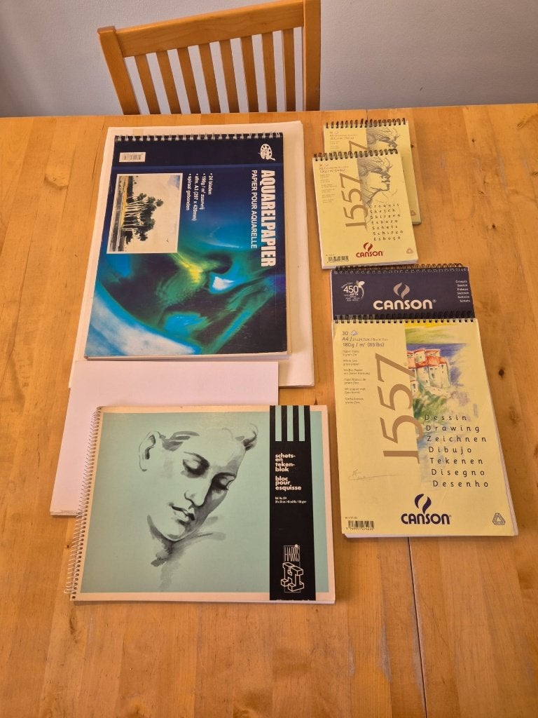 Schetsboeken, Ophalen, Gebruikt, Papier, Schets- of Tekenboek