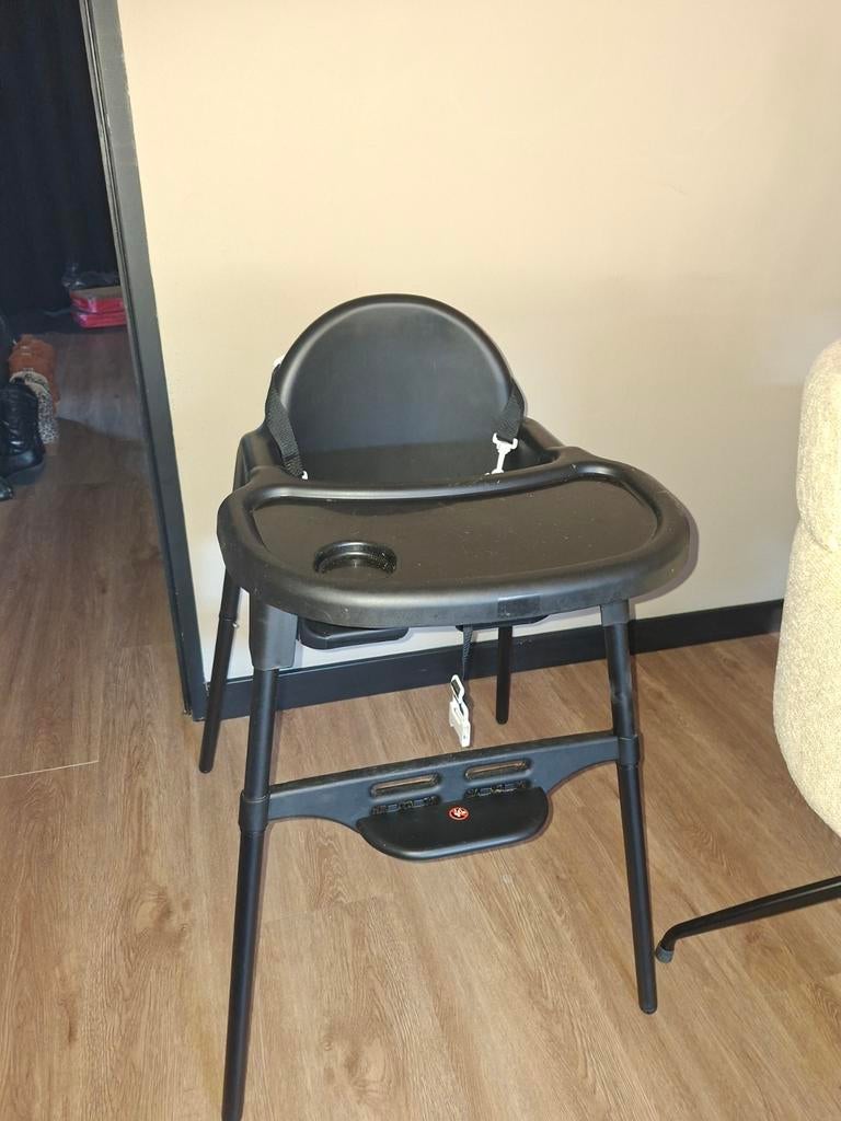 Zwarte Puck kinderstoel, Kinderen en Baby's, Kinderstoelen, Ophalen, Gebruikt, Overige typen