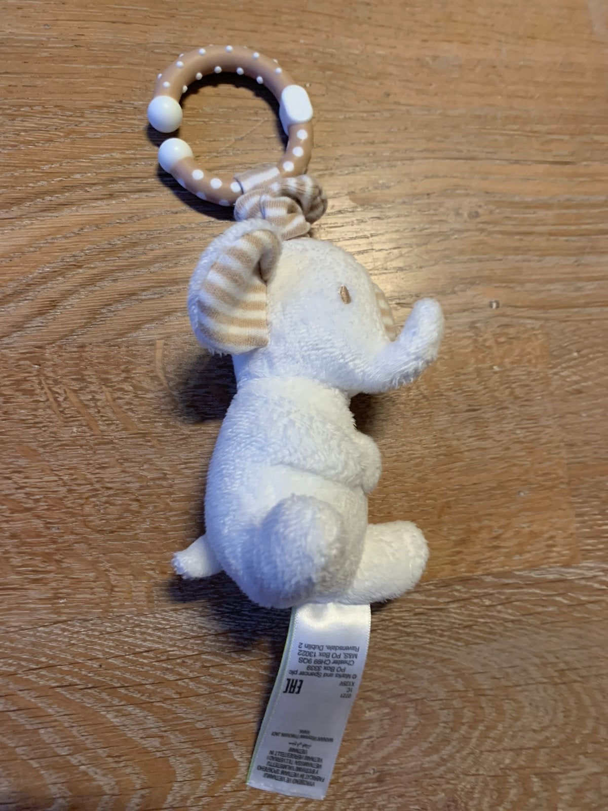 Olifant trilspeeltje, buggyspeeltje, Marks & Spencer, Ophalen of Verzenden, Zo goed als nieuw, Overige typen