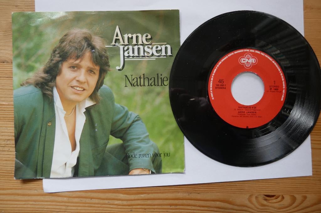 Single: Arne Jansen  – Nathalie, Cd's en Dvd's, Vinyl | Nederlandstalig, Gebruikt, Overige formaten, 1980 - 1989, Ophalen of Verzenden