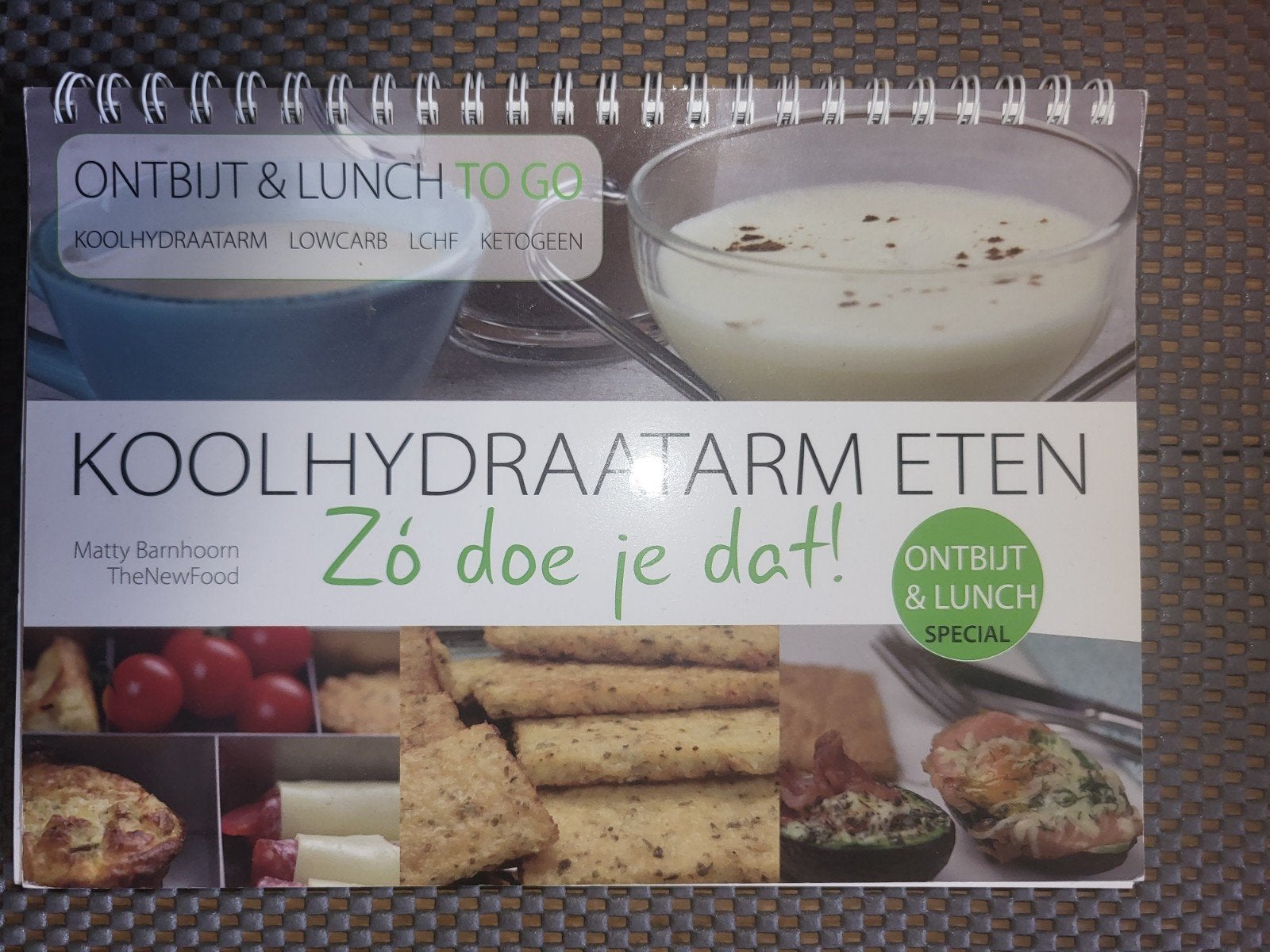 Koolhydraatarm eten,  matty barnhoorn, ontbijd lunch special, Ophalen of Verzenden, Zo goed als nieuw, Matty Barnhoorn