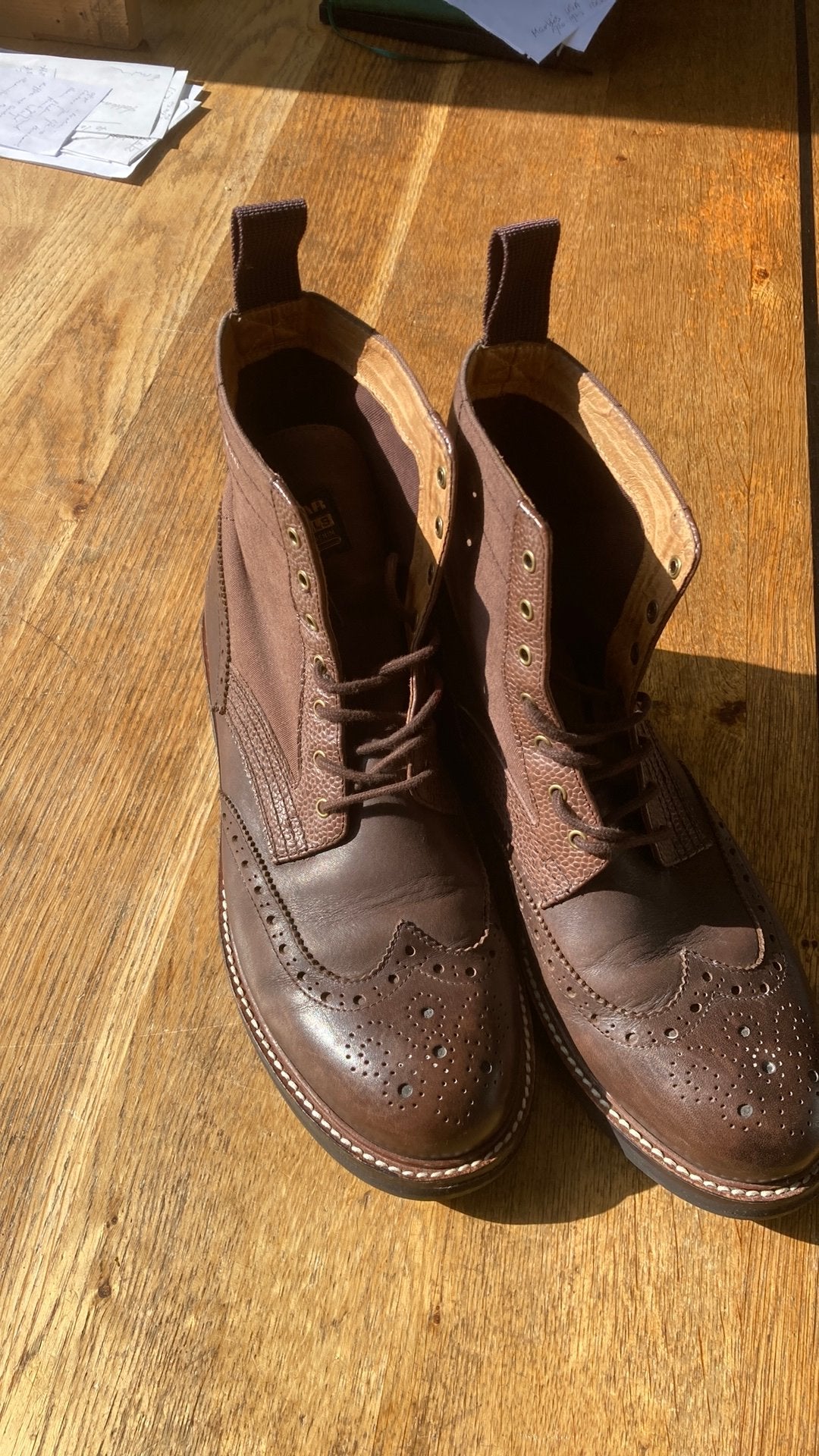 Herenschoenen mt. 43 G-star RAW, Bruin, Verzenden, Boots, Gedragen