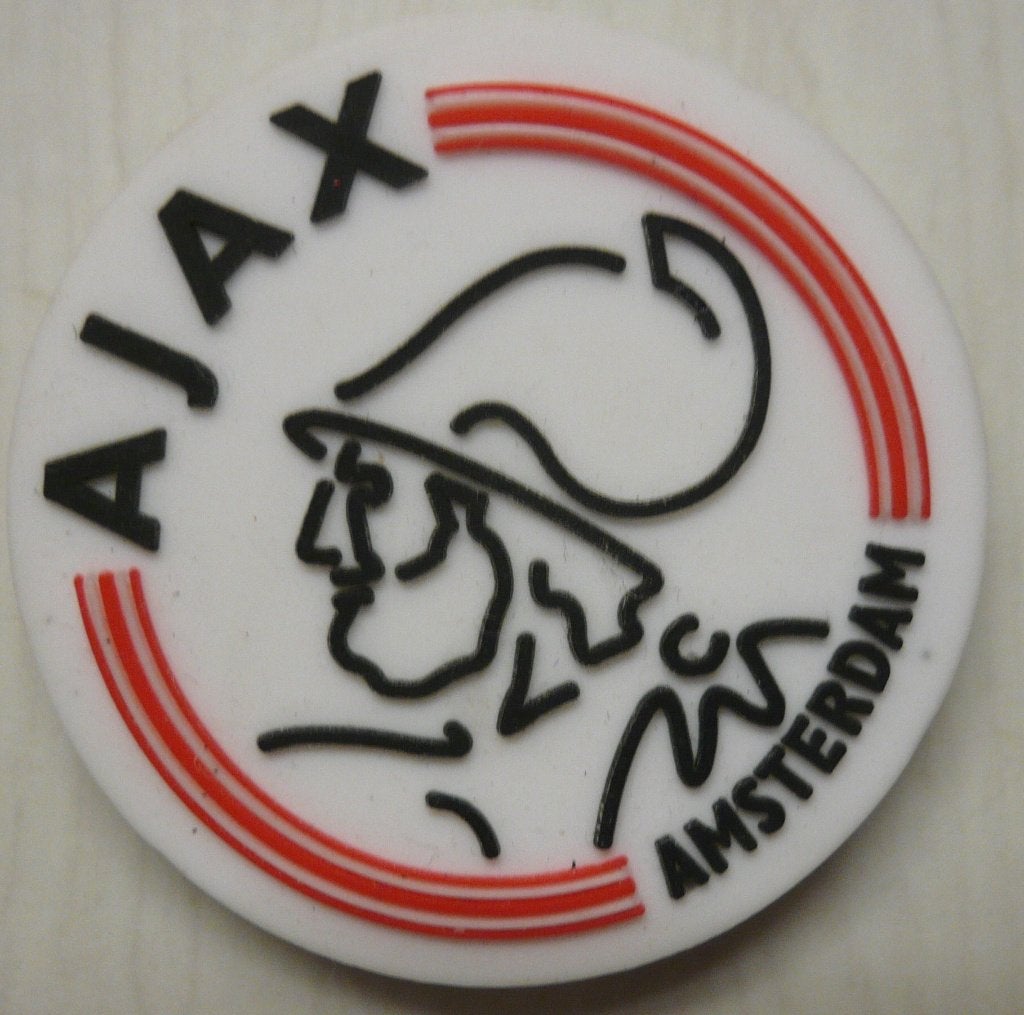oude ajax koelkast magneet, Ophalen of Verzenden, Zo goed als nieuw, Ajax, Overige typen
