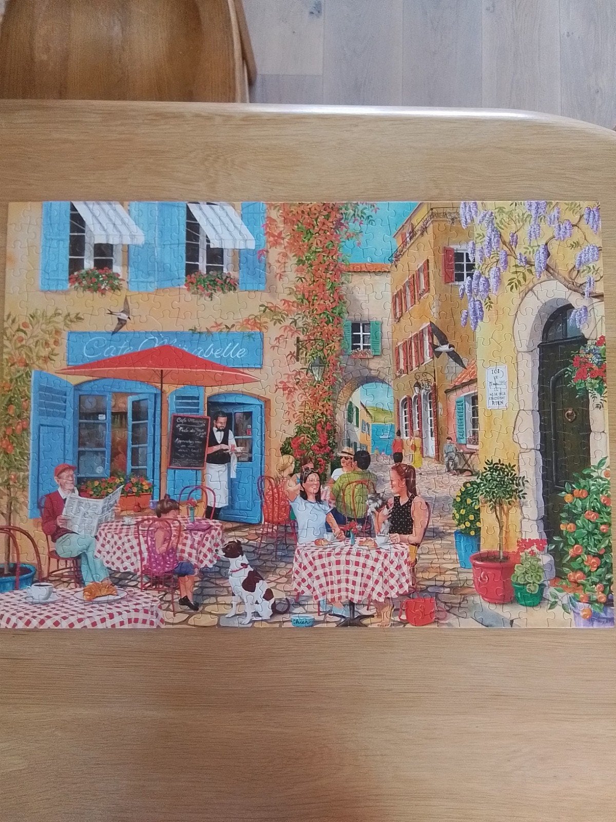 HOP coffe en Croissants 10 euro, Hobby en Vrije tijd, Denksport en Puzzels, Ophalen of Verzenden, 500 t/m 1500 stukjes
