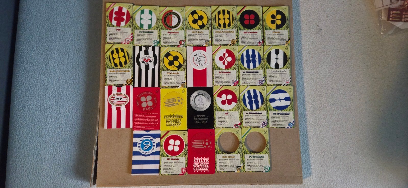 Voetbalplaatjes Eredivisie Plus 2011/2012 - Diverse Clubs, Verzamelen, Ophalen of Verzenden, Zo goed als nieuw, Poster, Plaatje of Sticker