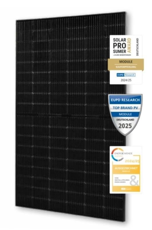 Ja Solar Fabrik zwart zonnepanelen omvormer accu pv, Ophalen of Verzenden, Nieuw, Paneel, 200 wattpiek of meer