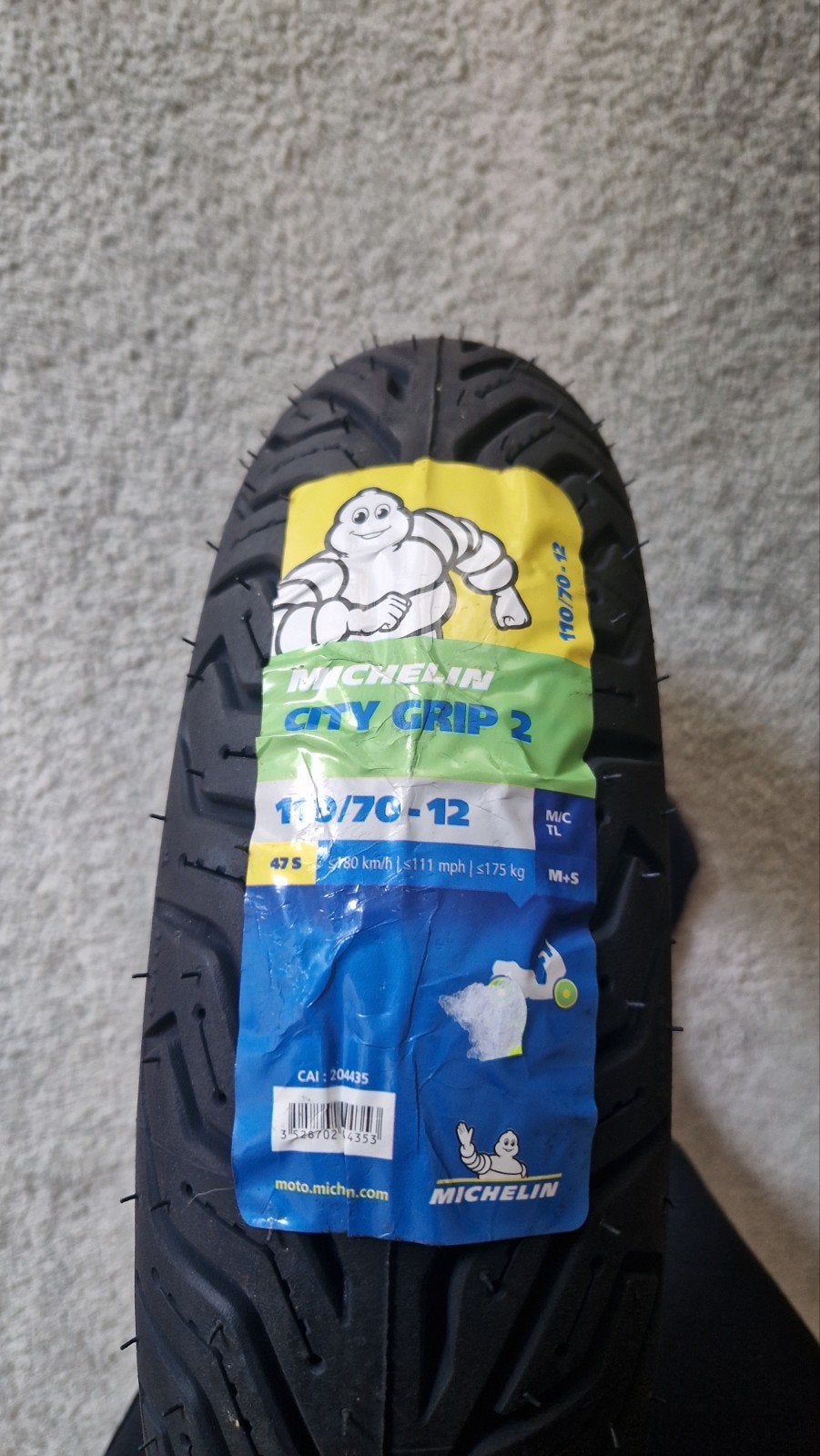 Michelin City Grip 2 Achterband Scooter 110/70-12, Fietsen en Brommers, Brommeronderdelen | Scooters, Ophalen of Verzenden
