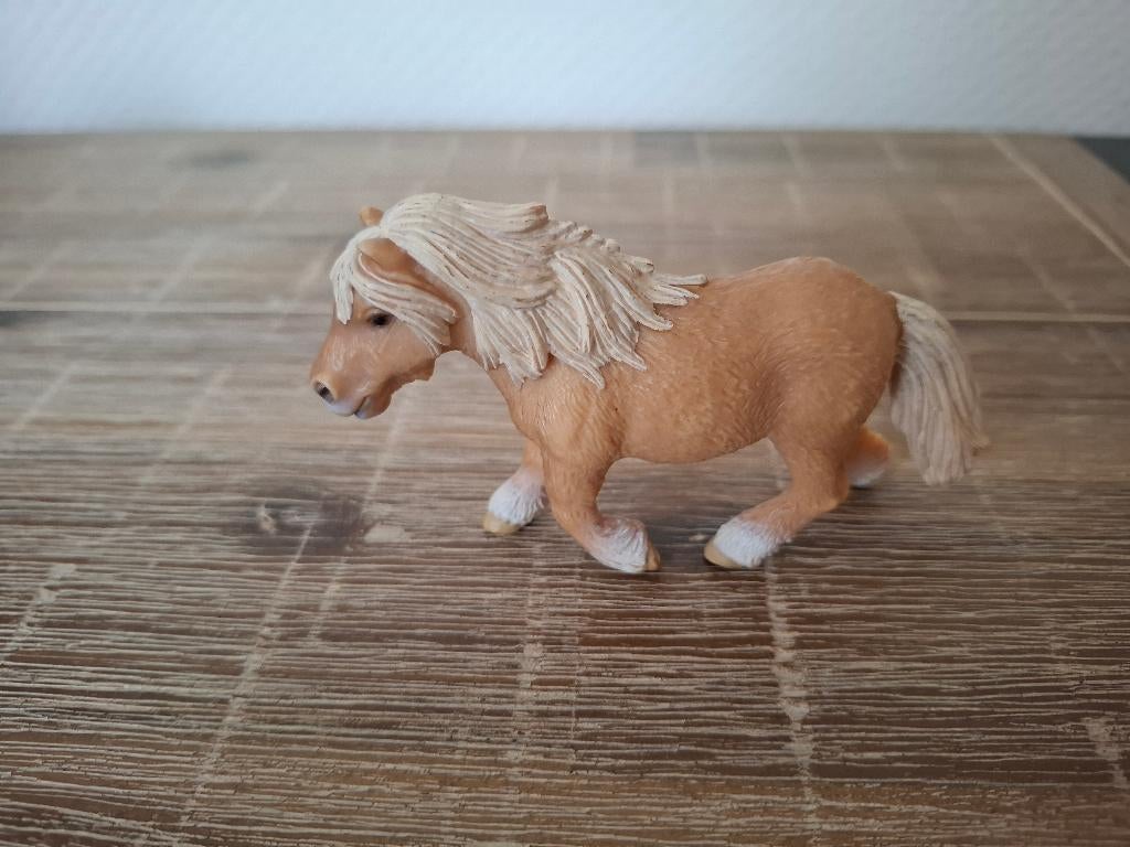Schleich 42040 Shetlander uit set sulky met pony paard, Ophalen of Verzenden, Zo goed als nieuw