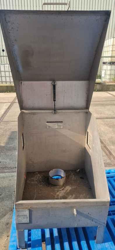 Aluminium kist milieubak stort diesel benzine, Gebruikt, -, -, Ophalen of Verzenden