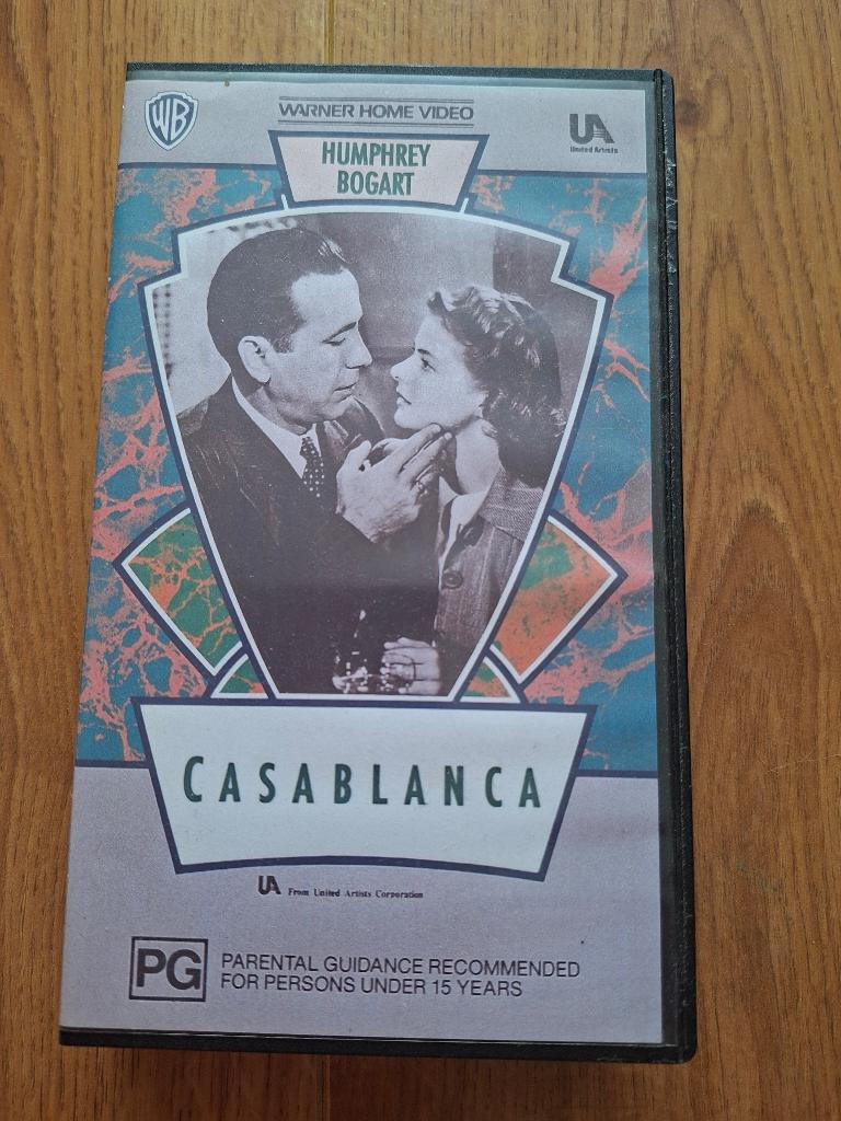 VHS /Videoband Casablanca, Alle leeftijden, Ophalen of Verzenden, Gebruikt, Filmhuis