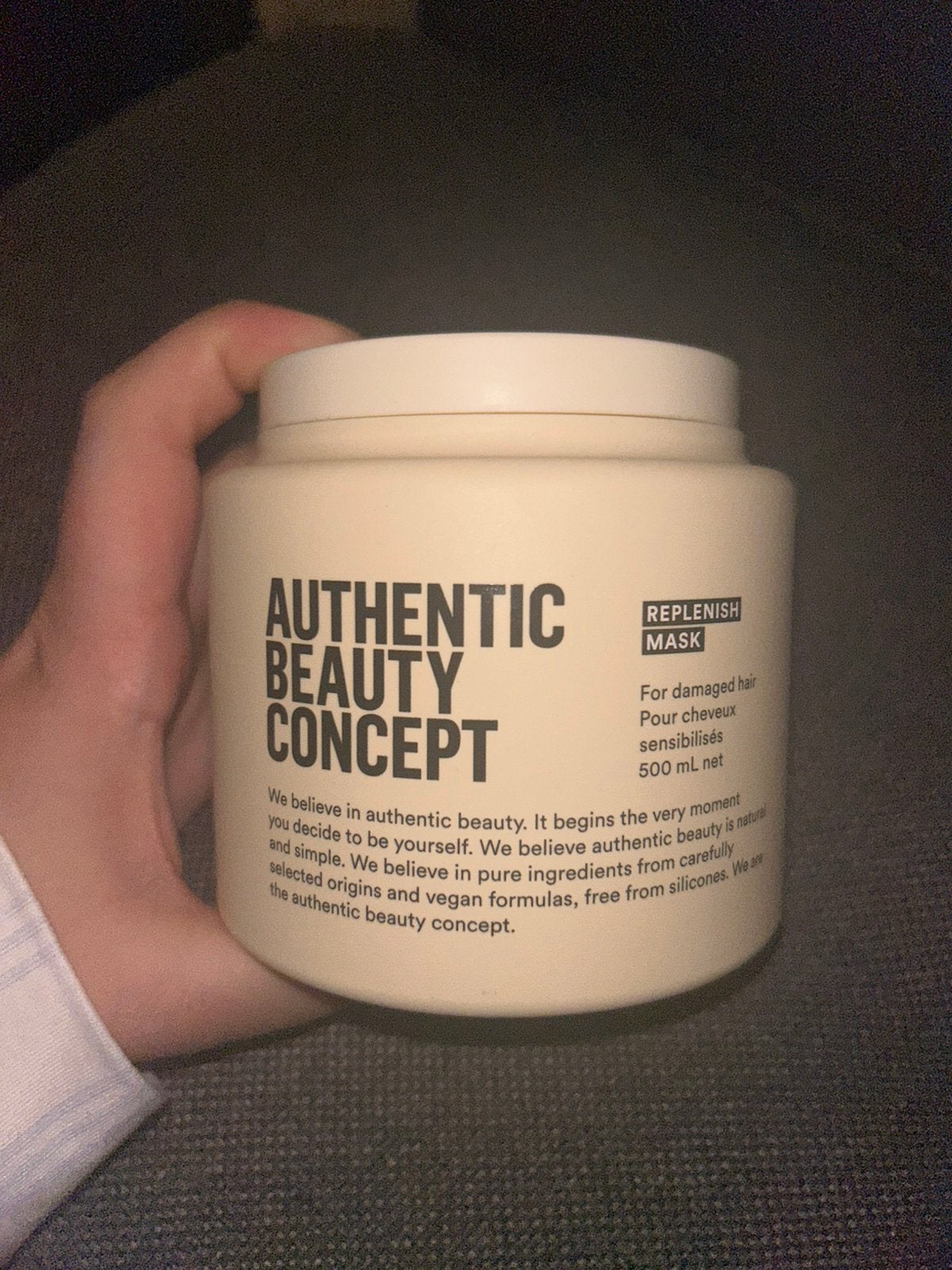 Authentic Beauty Concept Replenish mask 500ml, Ophalen of Verzenden, Nieuw, Haarverzorger of -hersteller