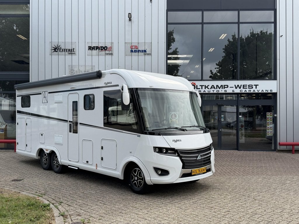 Frankia Titan I 790 GDW NIEUW INCL. VEEL OPTIES, Chemisch toilet, Fiat, Vloeistofverwarming, 7 tot 8 meter