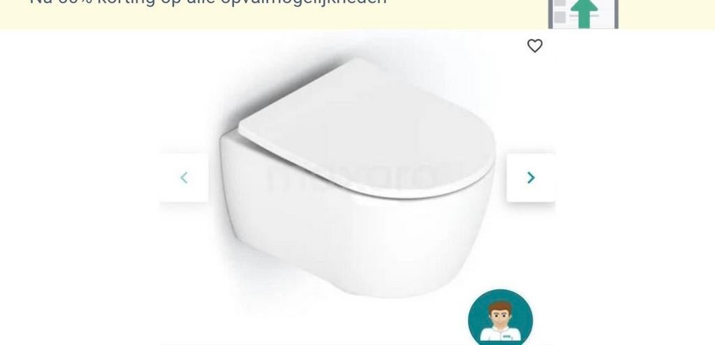 Hangend Toilet Maxaro Senza Easyclean nieuwe, Ophalen of Verzenden, Nieuw, Toilet