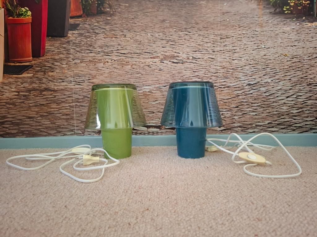 Ikea Gavik lampjes mushroom, Ophalen of Verzenden, Zo goed als nieuw, Glas, Minder dan 50 cm