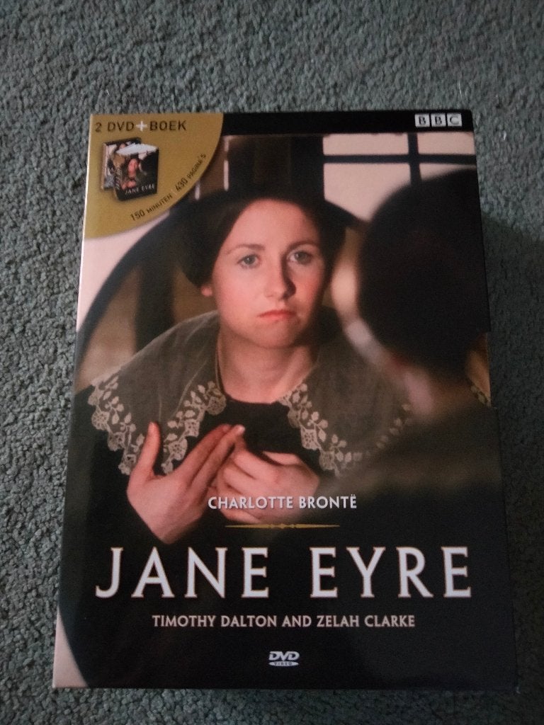 Jane Eyre DVD + Boek - Charlotte Brontë (BBC), Europa overig, Zo goed als nieuw, Ophalen, Charlotte Brontë