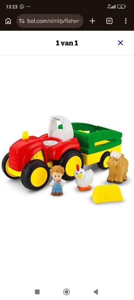 little People tractor, Ophalen of Verzenden, Gebruikt, Auto of Voertuig