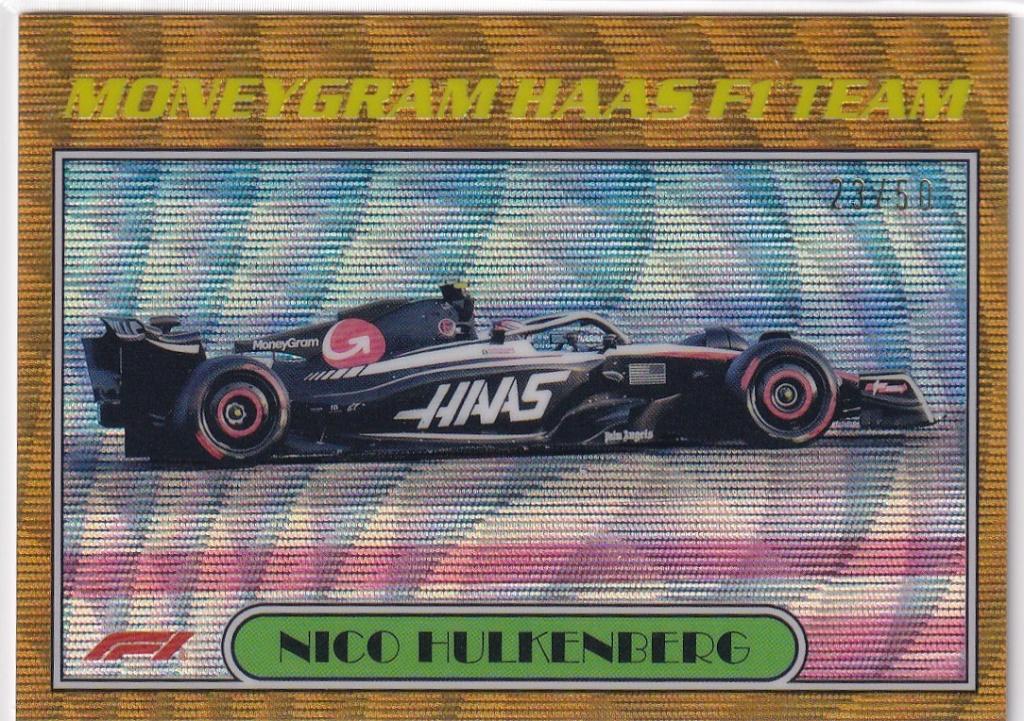 Nico Hulkenberg 1977 Gold Wave Refractor #AU77-NH /50