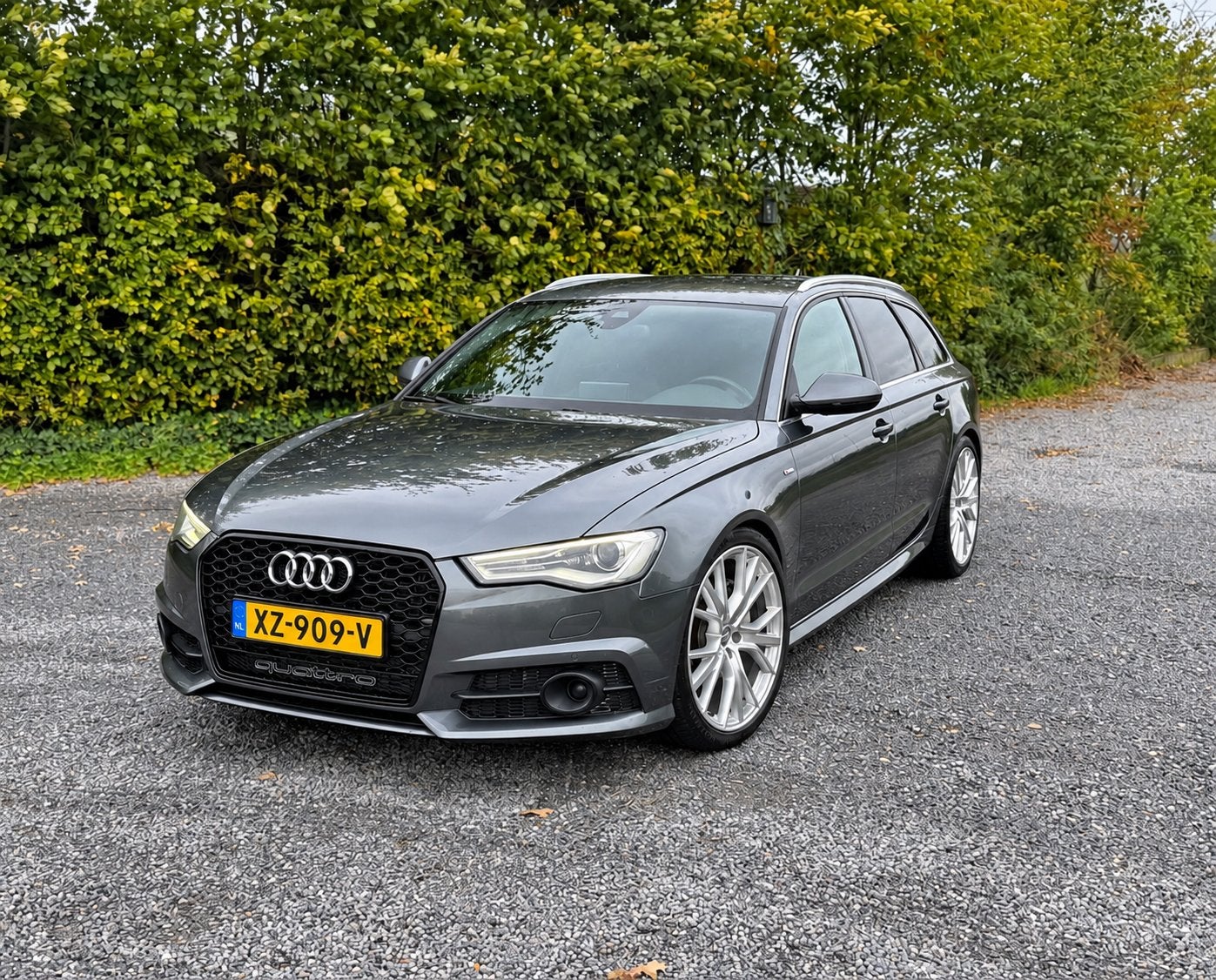 Audi A6 3.0 TDI Avan Quat S-tr 200KW 2016 Grijs, Auto's, Automaat, Dealer onderhouden, 2000 kg, Diesel