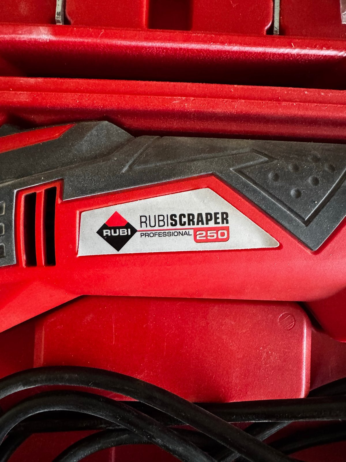 Rubiscraper 250 elektrische schraper - Zo goed als nieuw, Ophalen of Verzenden, Zo goed als nieuw, Overige typen, Rubi