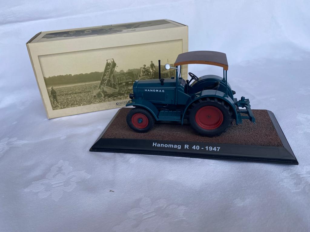 Hanomag R40 1947 Miniatuur Tractor, Overige merken, 1:50 of kleiner, Overige typen, Ophalen of Verzenden