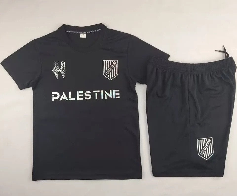 Palestina shirt tenue kids zwart FC 2025 | 98 t/m 164, Verzenden, Nieuw, Shirt