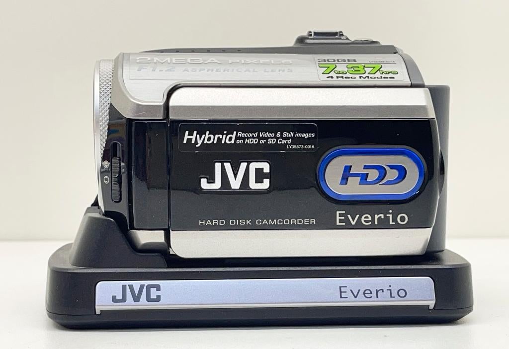 JVC GZ-MG255E Digitale 30GB camcorder+Share station, Audio, Tv en Foto, Videocamera's Digitaal, Jvc, N, N, JVC