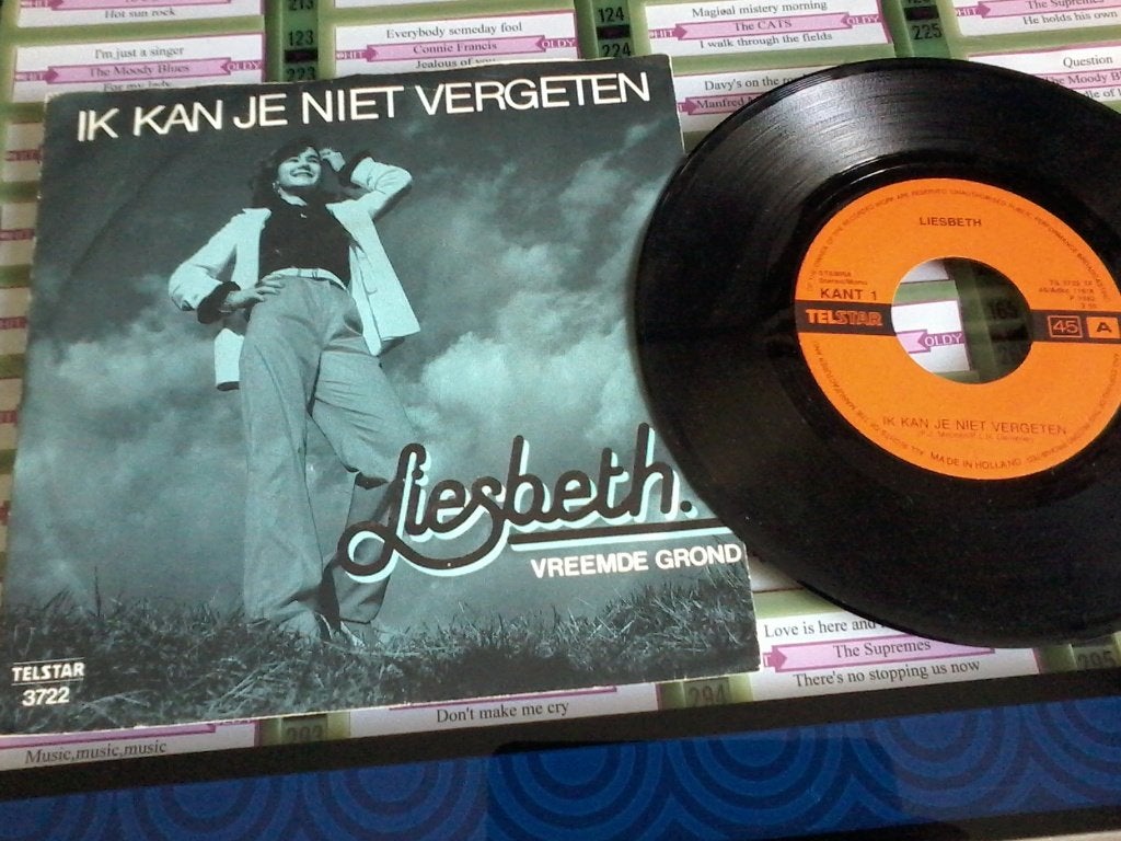 Liesbeth – Ik Kan Je Niet Vergeten-Vreemde Grond., Verzenden, 7 inch, Fotohoes, Zo goed als nieuw
