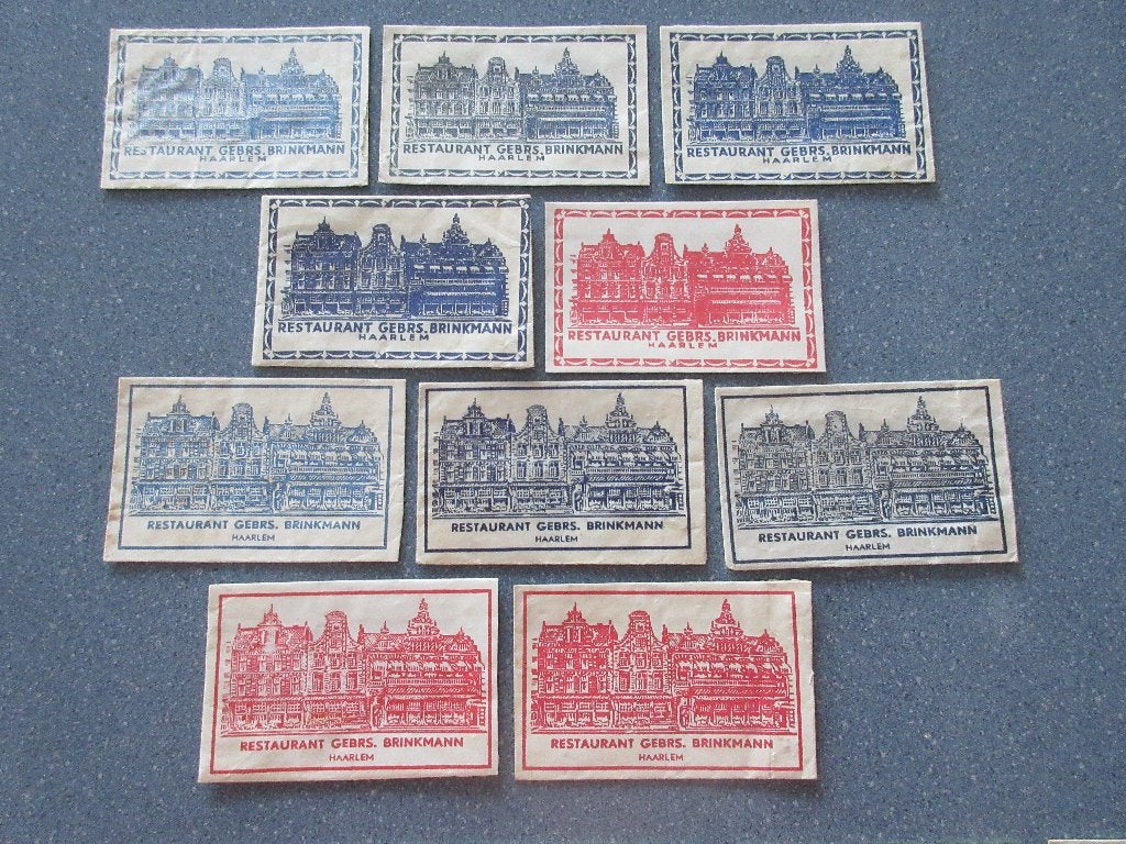 24 x Haarlem, restaurant Gebr. Brinkmann, Verzenden, Nederland