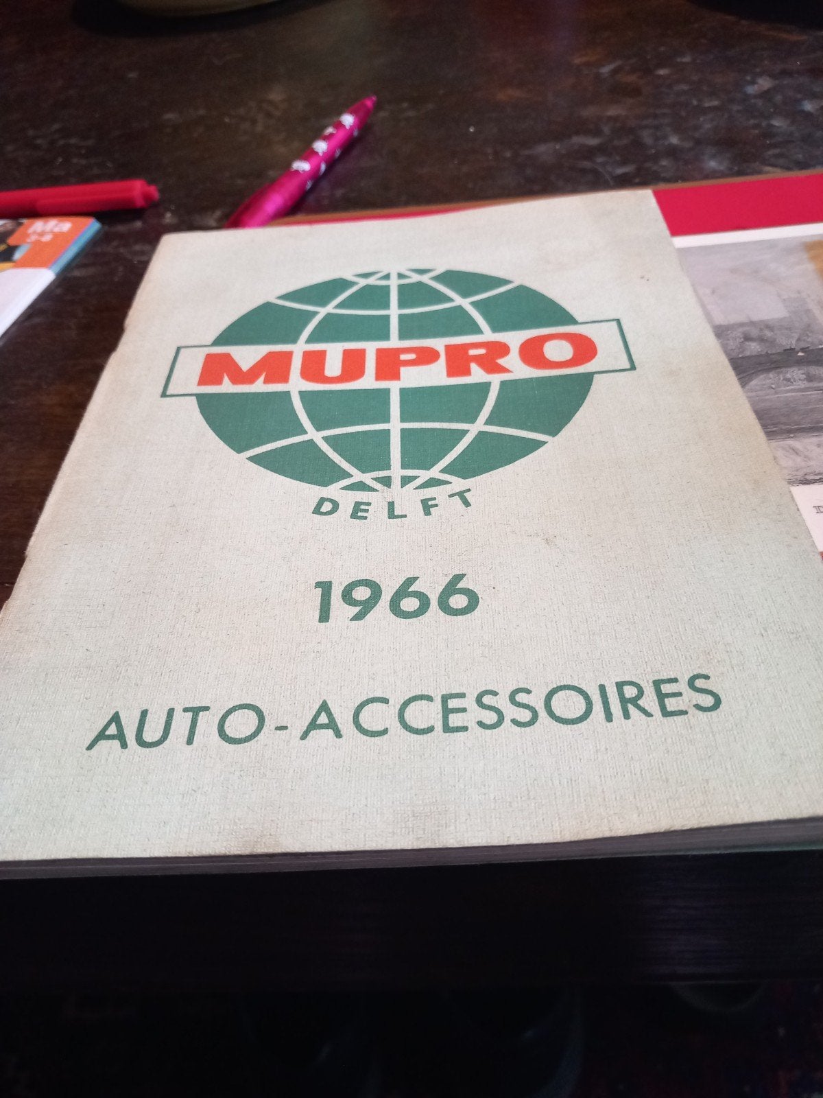 heel mooi oud  boekje Mupro  auto  accessoires, Ophalen of Verzenden