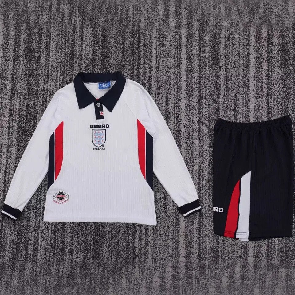 Engeland thuis shirt tenue kids lange mouwen 1998 | 98 - 164, Verzenden, Nieuw, Shirt