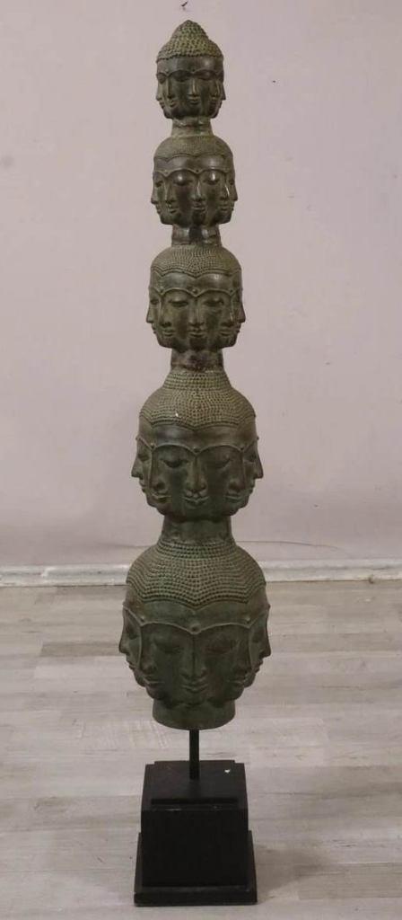 Boeddha " Tower of Tranquility " (Toren van Gemoedsrust), Ophalen of Verzenden, Brons