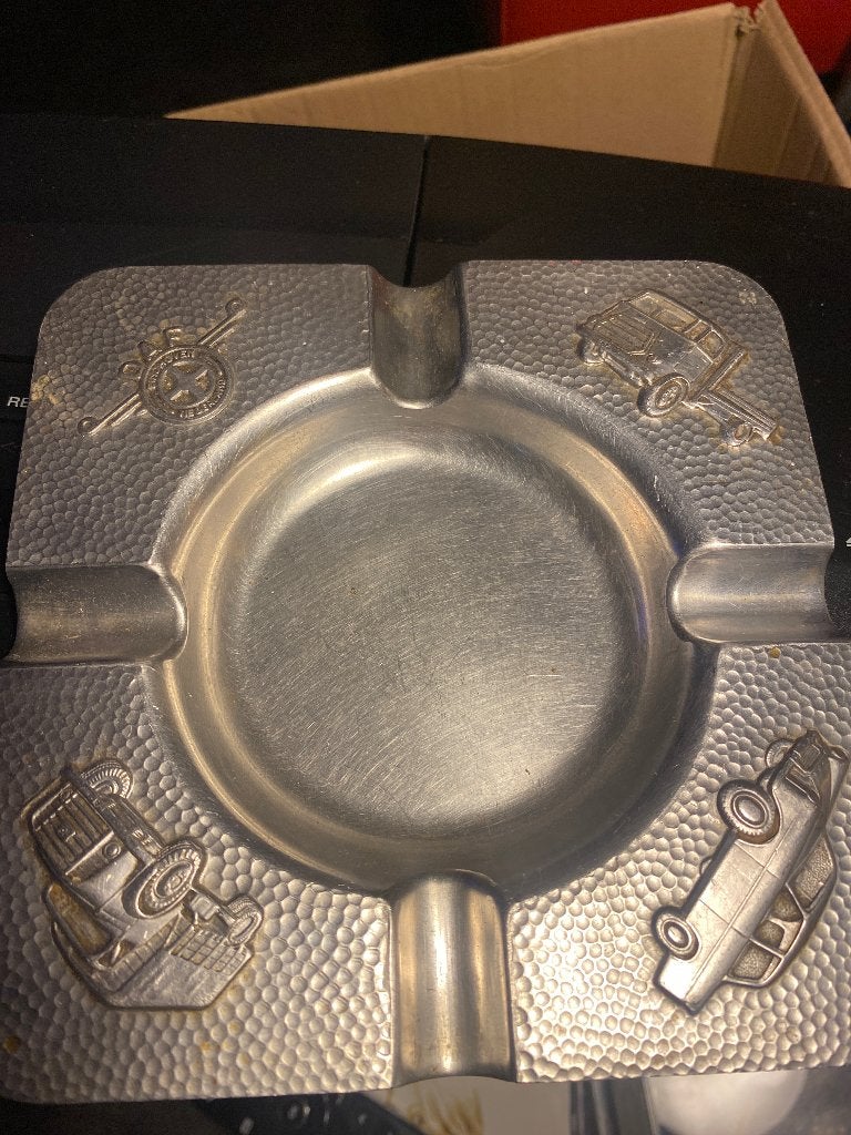 Vintage DAF asbak uit de jaren '60, Verzamelen, Ophalen of Verzenden, Gebruikt, Asbak