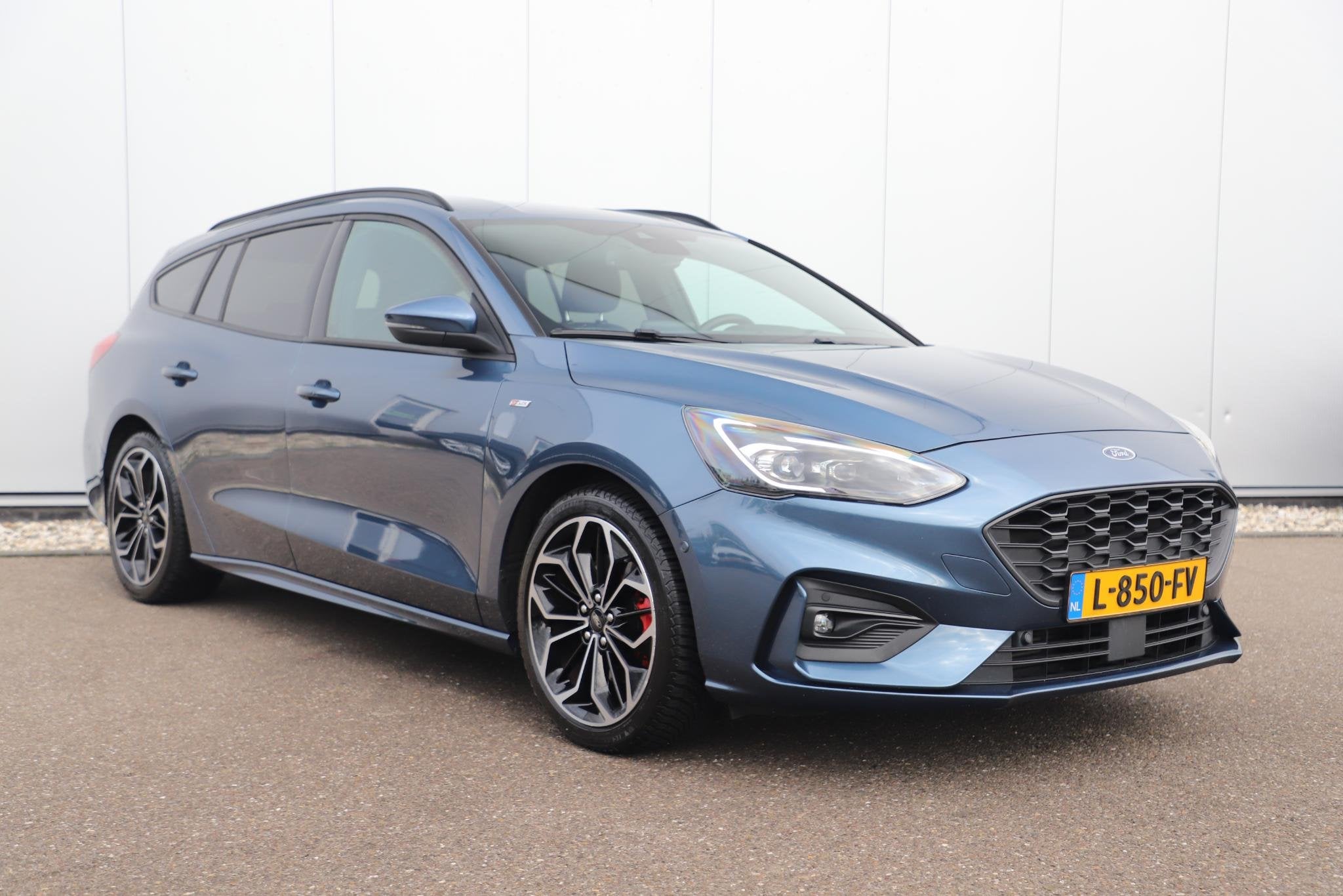 Ford Focus Wagon 1.0 EcoBoost Hybrid ST Line X Business Trek, Auto's, Gebruikt, Met garantie (alle), Blauw, Origineel Nederlands