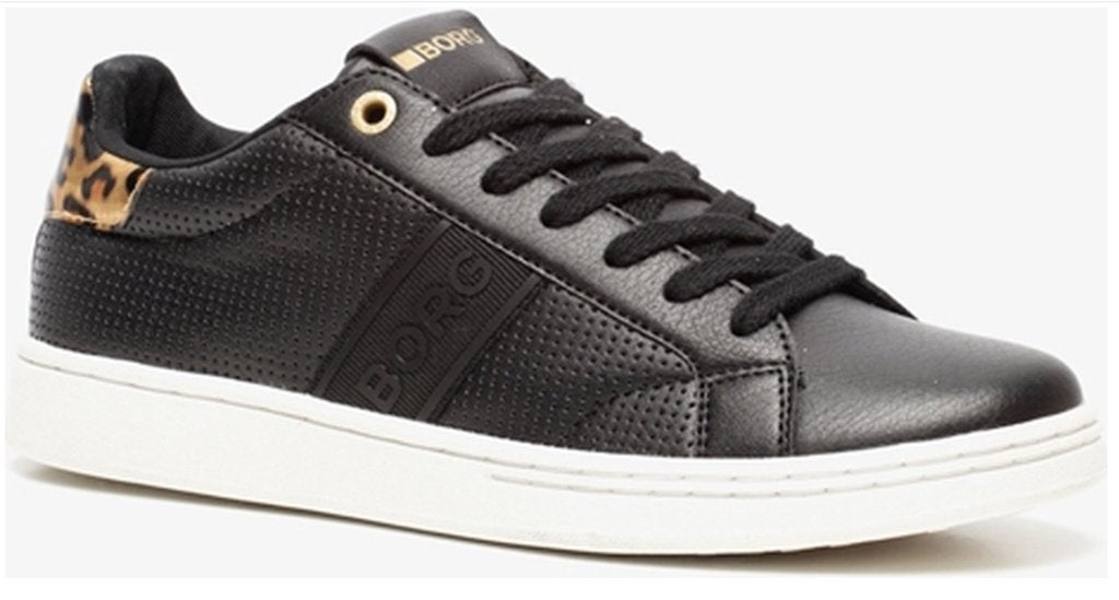 Bjorn Borg dames sneakers met luipaardprint, Zwart, Nieuw, Ophalen of Verzenden, Sneakers of Gympen
