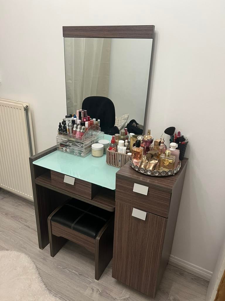 Kaptafel nieuwstaat, Huis en Inrichting, Tafels | Kaptafels, Ophalen, Zo goed als nieuw, 50 tot 100 cm, Minder dan 100 cm