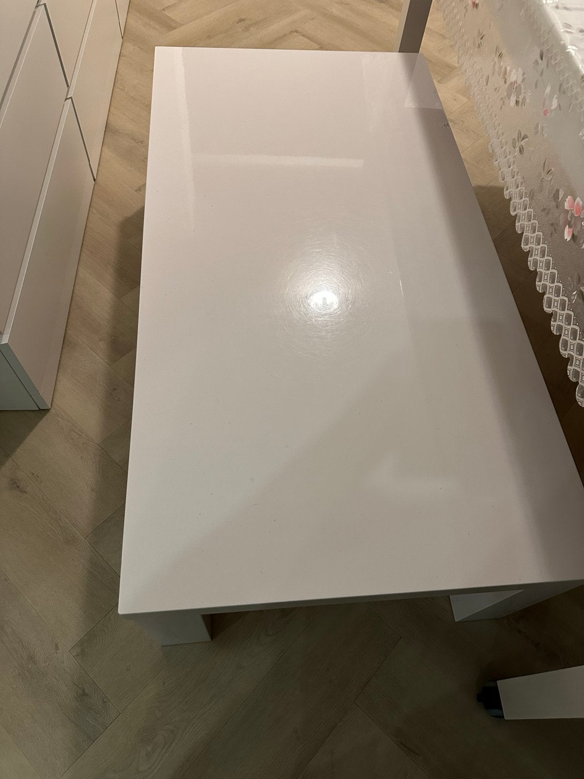 Salontafel wit 135x70x40 cm, Huis en Inrichting, Ophalen, Gebruikt, 100 tot 150 cm, 50 tot 100 cm