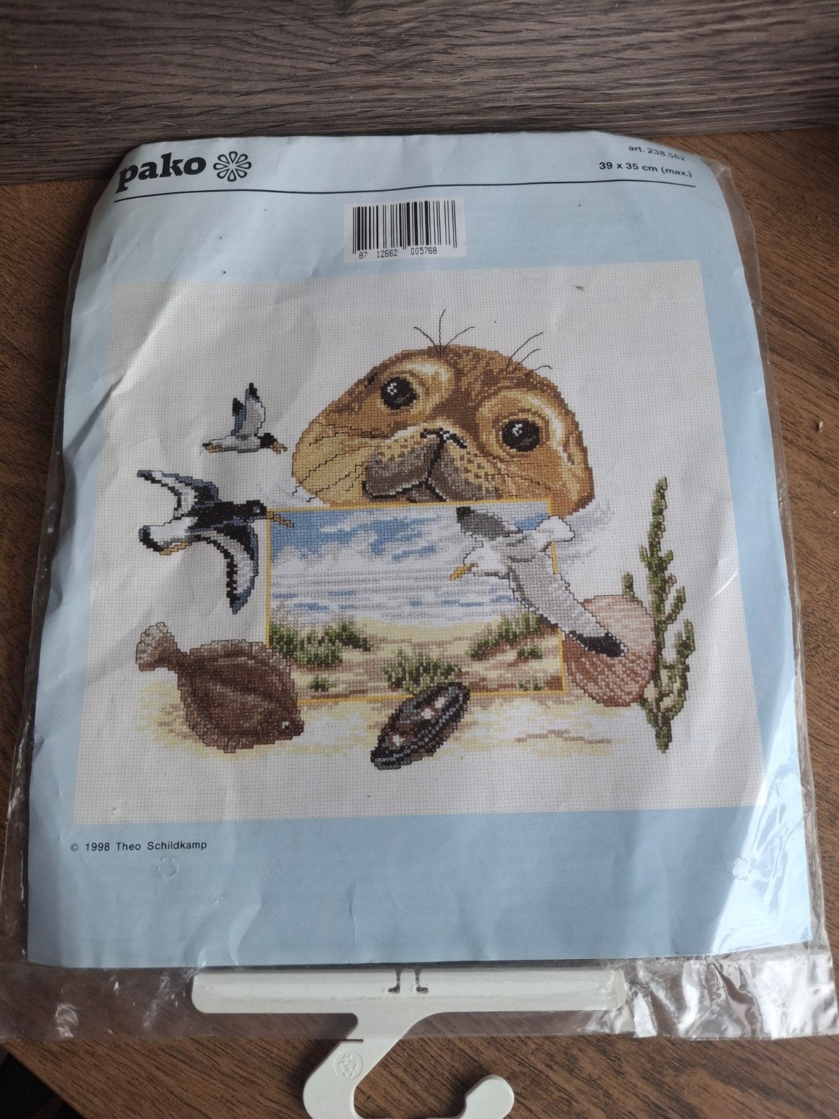 pako borduurpakket Zeehond nieuw compleet, Ophalen of Verzenden, Nieuw, Borduurpakket