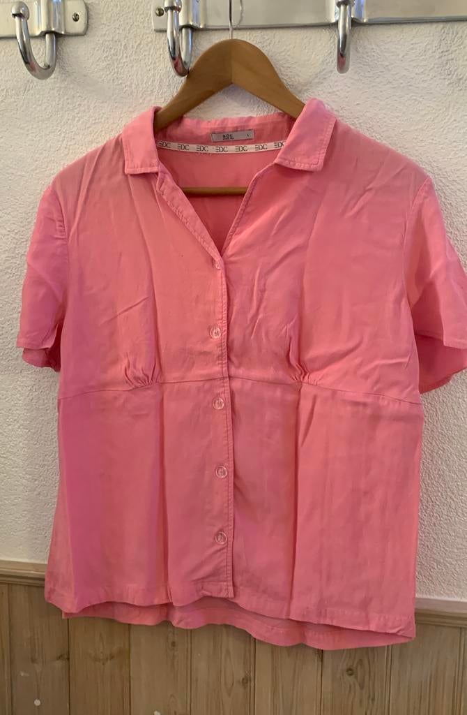 Linnen blouse, Ophalen of Verzenden, Zo goed als nieuw, Roze