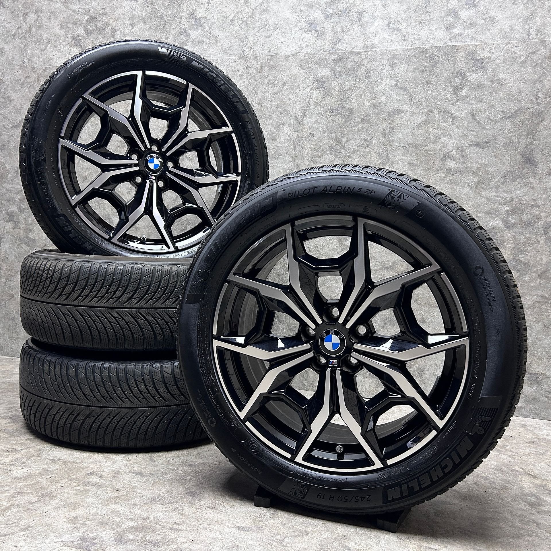 19 inch originele velgen + winterbanden BMW X3 X4 887 M, Auto-onderdelen, 19 inch, -, -, Banden en Velgen