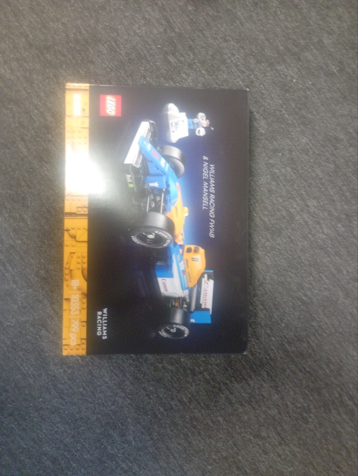 Lego Icons Williams Racing FW46 & Nigel Mansell, Inclusief minifiguren, Lego, Nieuw, Ophalen of Verzenden