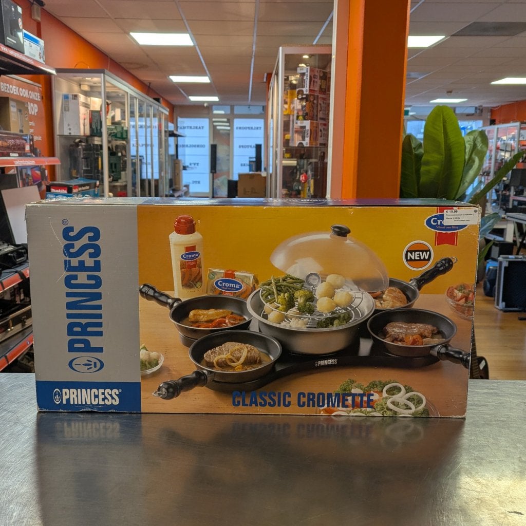 Princess Classic Cromette | Nieuw in doos, Witgoed en Apparatuur, Princess, Nieuw, Support@princess.com, Princess, Ringdijk 8
2921 LJ Krimpen aan den IJssel
Netherlands